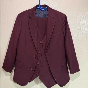 Giorgio Fiorelli Deep Burgundy Suit Set for kids